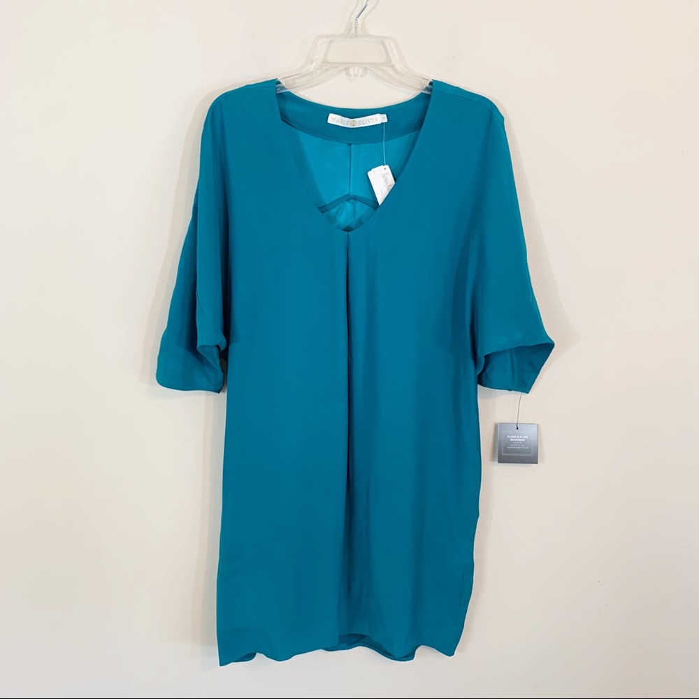 Marie Oliver Teal Dress
